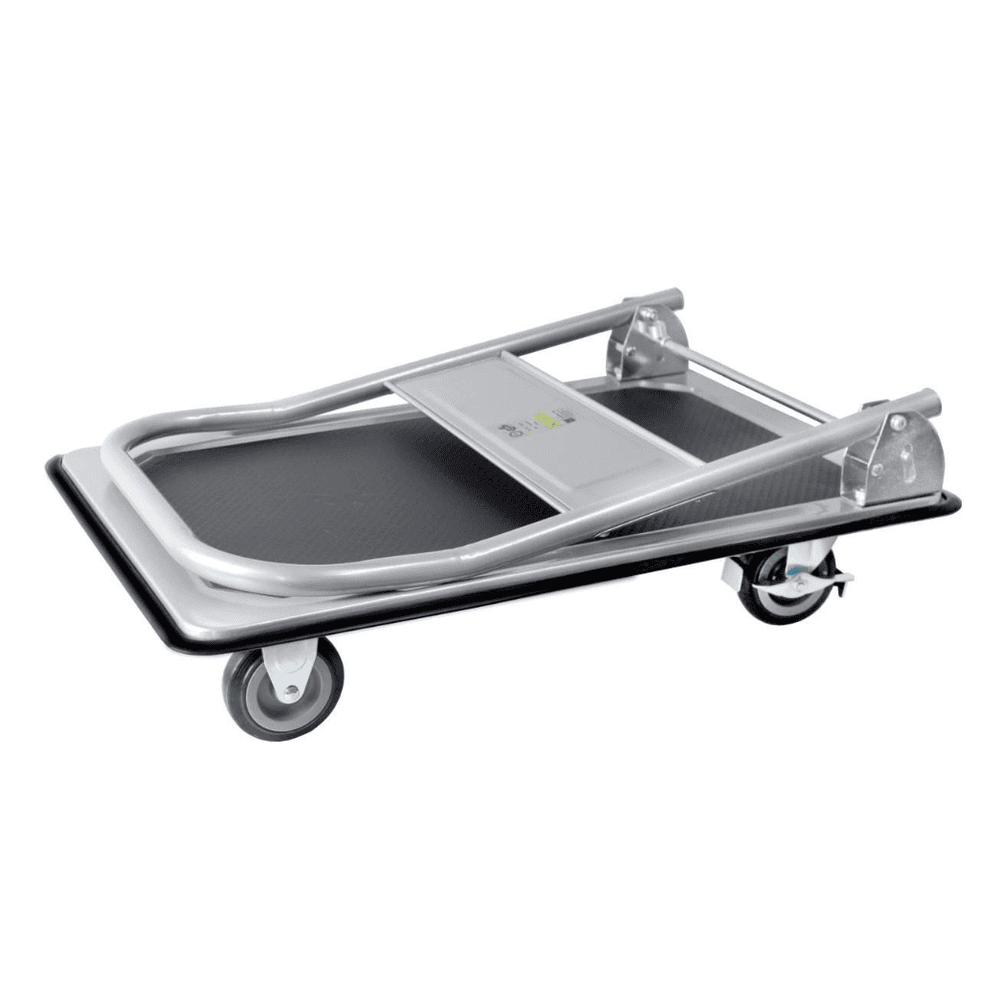 Plattformwagen, Tragkraft 150 Kg, Anthrazit, LxBxH 740 x 470 x 820 mm