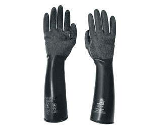 Gants de protection contre les produits chimiques KCL Butoject 897+, type EN388 0010, en différentes tailles