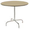 Schaffner Table de jardin ronde Rigi, résistante aux intempéries, rabattable et stable, en diverses exécutions