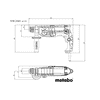 Metabo Kombihammer KHE 2445, 800 Watt, im Koffer