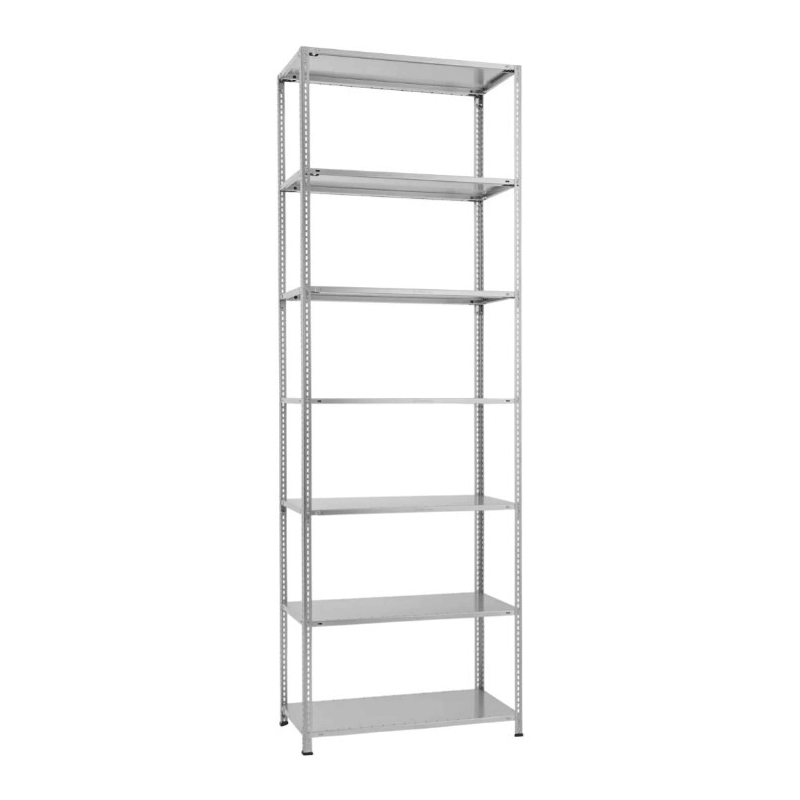 Schulte Rayonnage à tablettes MULTIplus150 avec renforts d'angle, utilisable des deux côtés, différents modèles disponibles