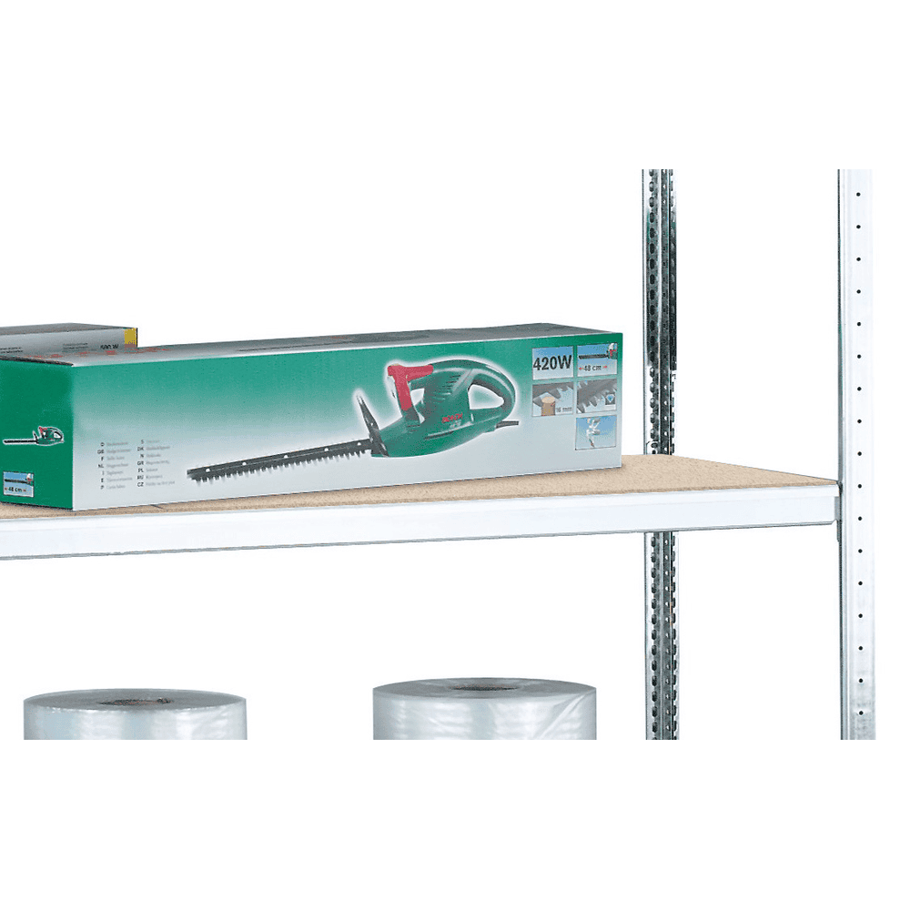 Schulte Weitspannregale WS 2000 mit Stahlböden, Fachlast 400 kg
