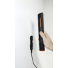 Steffen LED Akku-Arbeitsleuchte 10 W, 1'000 + 180 lm, 5700 K, 180° drehbar, IP65, schwarz/orange