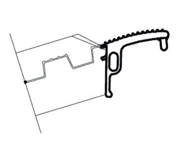 Variante d'édition pour rampes en aluminium - support B