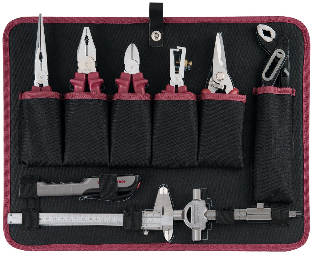 KRAFTWERK PRO LINE ABS Profi-Werkzeugkoffer P300, 186-teilig, 1/4" + 3/8", komplett-Werkzeugset