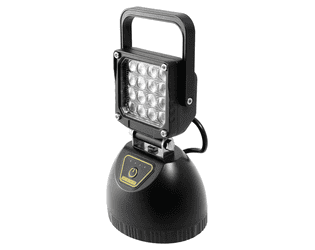 Steffen Akku-Arbeitsleuchte LED 16 W, 1300 lm, 4000K, IP65, 3-stufig, schwarz