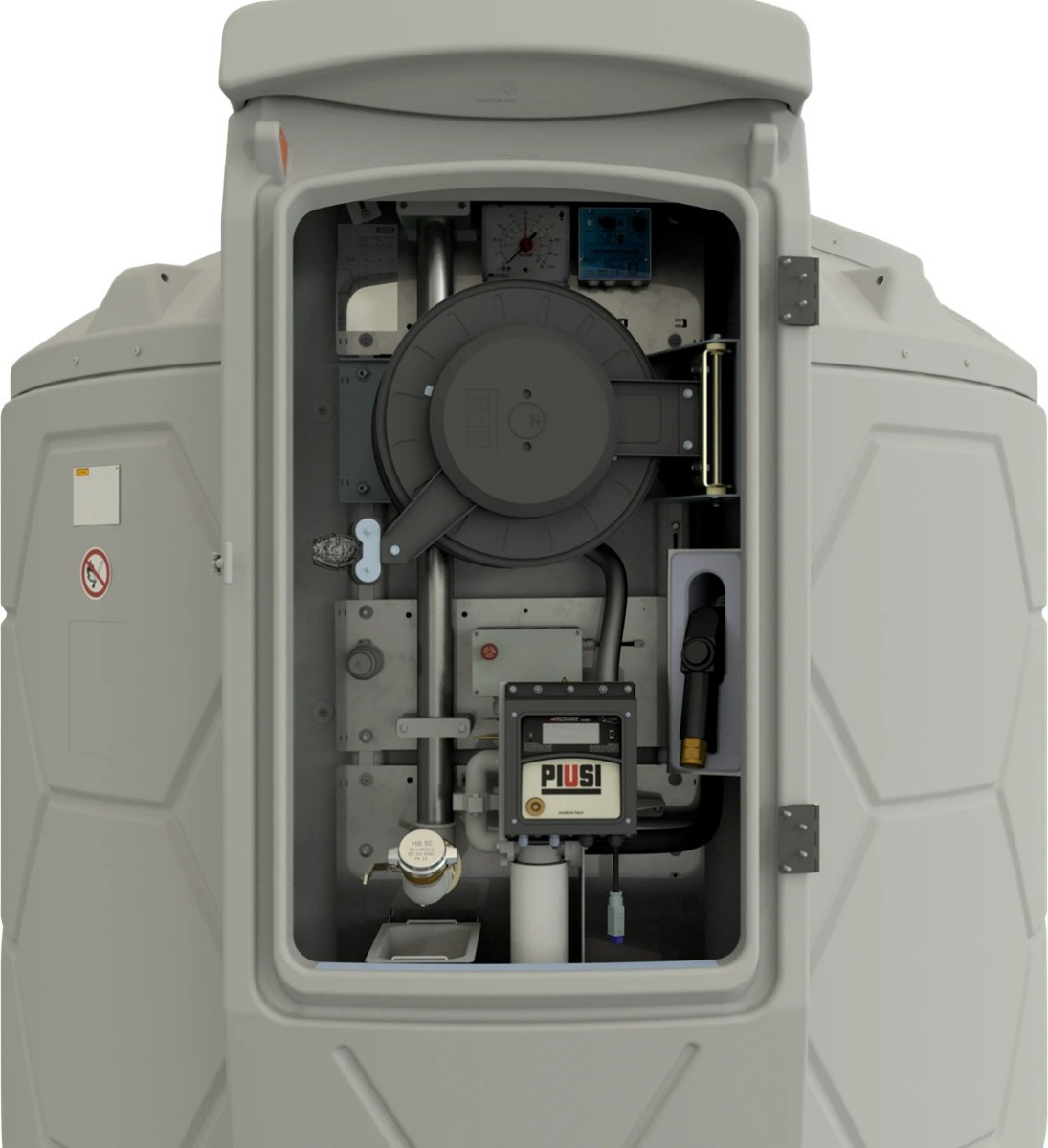 CEMO CUBE Dieseltank Outdoor Premium B.Smart, mit Tankdatenverwaltungssystem