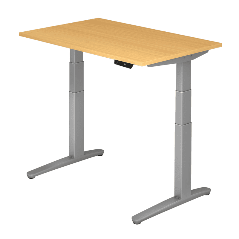 Ergonomischer Stehtisch Lausanne mit Memory-Schalter, elektrisch höhenverstellbar, in diversen Ausführungen