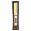 Steffen LED Akku-Arbeitsleuchte 10 W, 1'000 + 180 lm, 5700 K, 180° drehbar, IP65, schwarz/orange