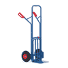 Fetra Diable pour colis 300 kg de capacité de charge, hauteur 1300 mm, pelle en tôle d'acier et pliable