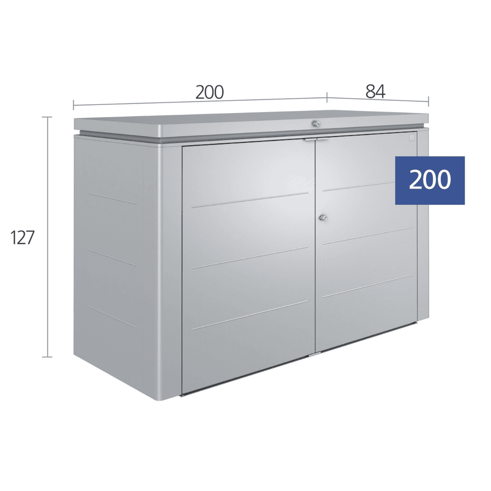 Biohort HighBoard 200, diverse Farben, 2000 x 840 x 1270 mm