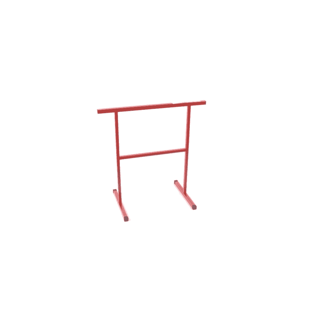 Arbeitsbock STANDARD rot, Tragkraft 100 kg