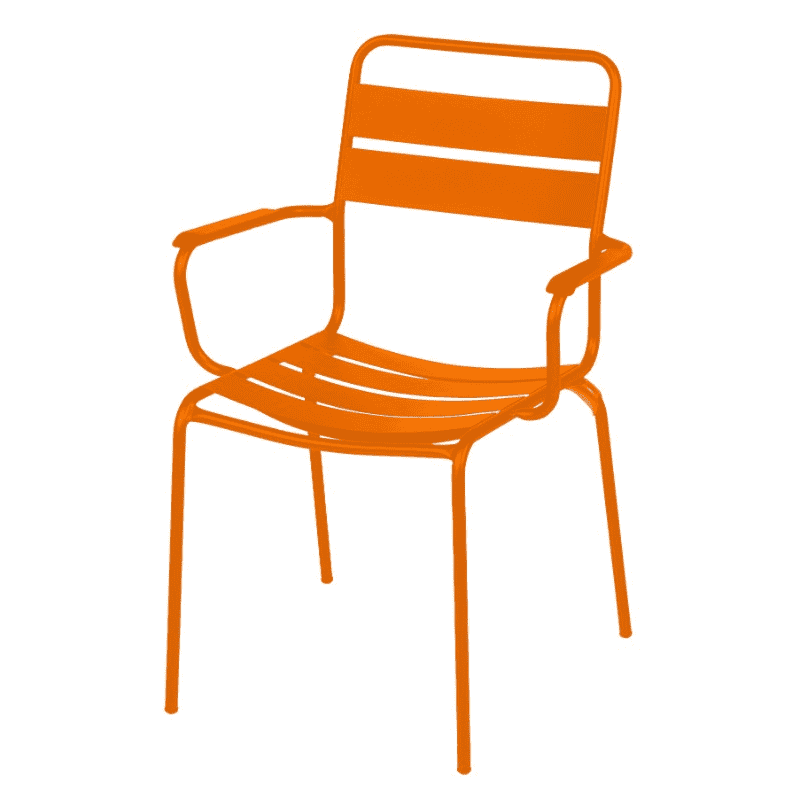 Schaffner Chaise de jardin Glarus en métal, revêtement par poudre, disponible en plusieurs versions