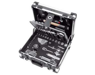 KRAFTWERK Werkzeugkoffer BASIC B143, inkl. Werkzeug , 1/4"+3/8", 102-teilig