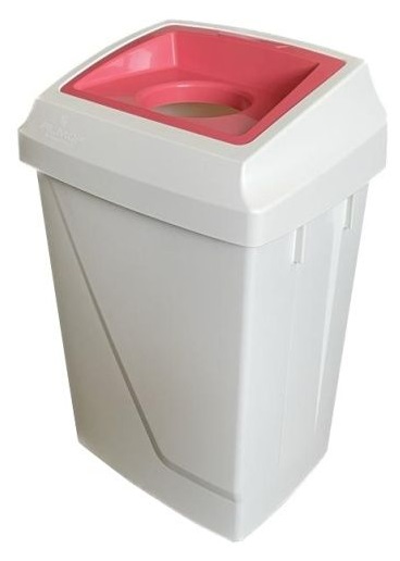 Couvercle en plastique, accessoire pour corbeille en plastique sans couvercle 50 l, en diverses couleurs