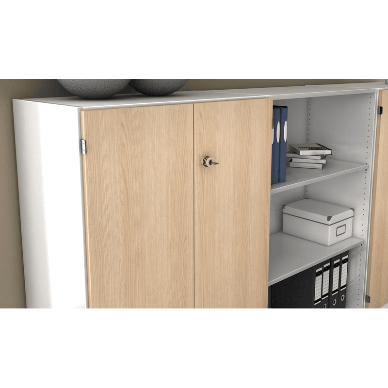 Büroschrank Rhone mit Flügeltüren aus Holz, in diversen Ausführungen