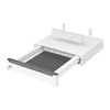 Unterbauschublade Smart Office für Schreibtische, abschliessbar, weiss, 430 x 410 x 70 mm
