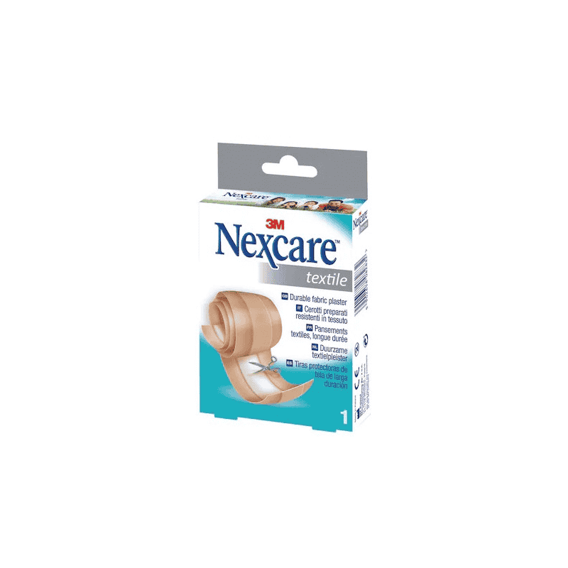  Textil Heftpflaster Nexcare, zum zuschneiden, 60 mm x 1 m, braun