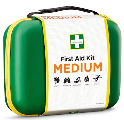 Trousse de premiers secours moyenne, Cederroth 390101, L x H x P 231 x 190 x 78 mm