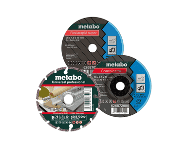 Metabo Trennscheiben - Starterset Ø 76 mm, 3-teilig