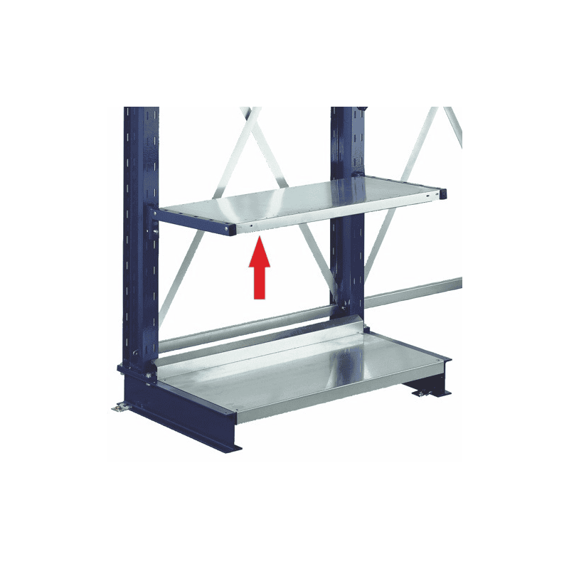 Accessoire Tablette pour rayonnage cantilever LIGHT et MEDIUM
