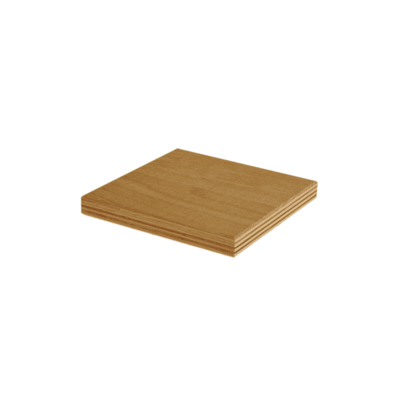 Abdeckplatte für Schubladenschrank, Tiefe 736 mm, Buche Multiplex, 4 Ausführungen