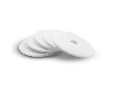 Kärcher Disque de polissage pour autolaveuses, très souple, blanc, diamètre 406 mm, lot de 5