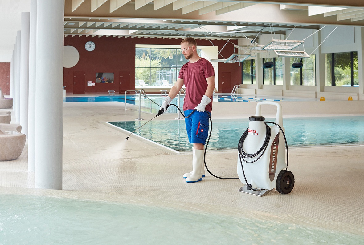 Birchmeier Zweirad-Akku-Sprühgerät C 50 DC, Füllmenge 50 l, 18 V in drei Ausführungen