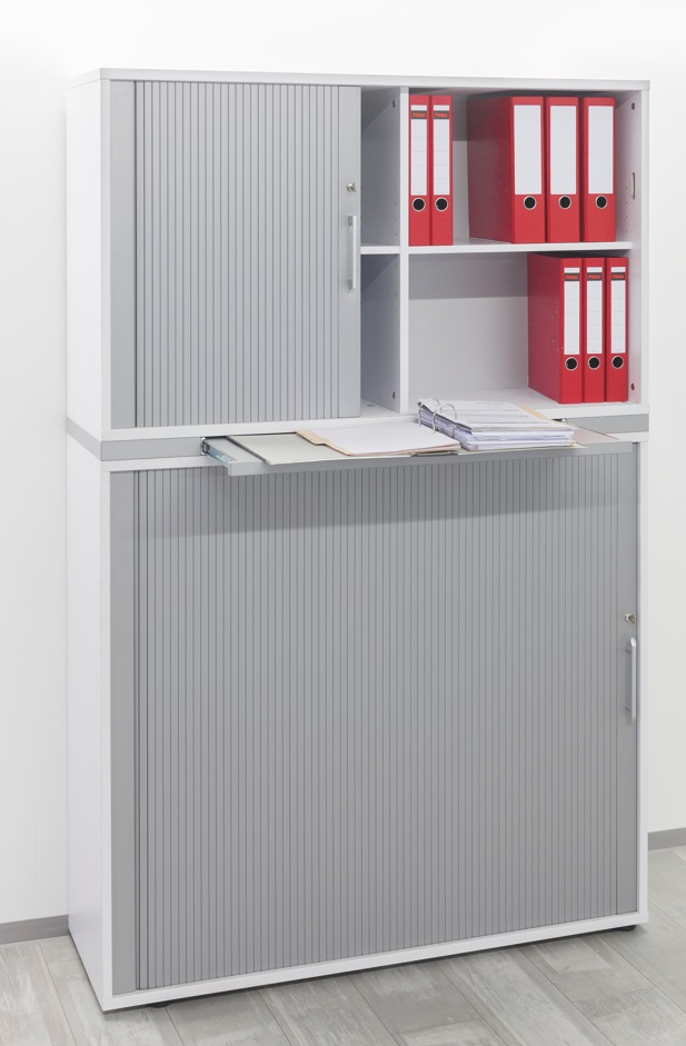 Zusätzlicher Auszugsboden, silber, 1200 x 400 x 38 mm
