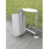 Poubelle moderne en acier inoxydable
