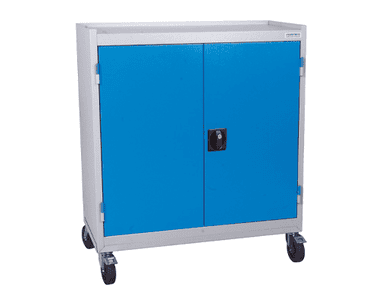 Bedrunka+Hirth Mobiler Flügeltürenschrank mit 1 Flügeltüre, BxTxH 1000 x 500 x 1150 mm