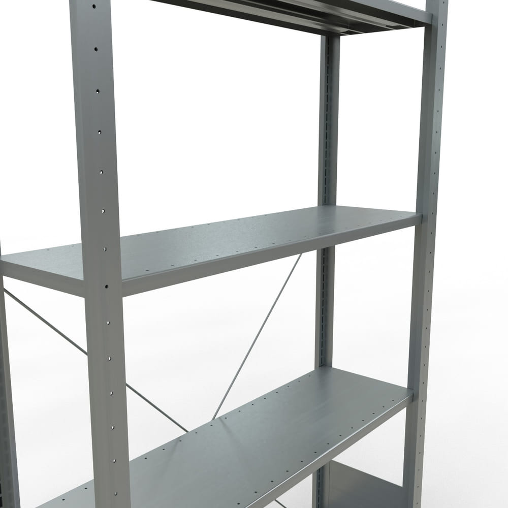 Schulte Fachbodenregale MULTIplus150, Expressline, einseitig nutzbar