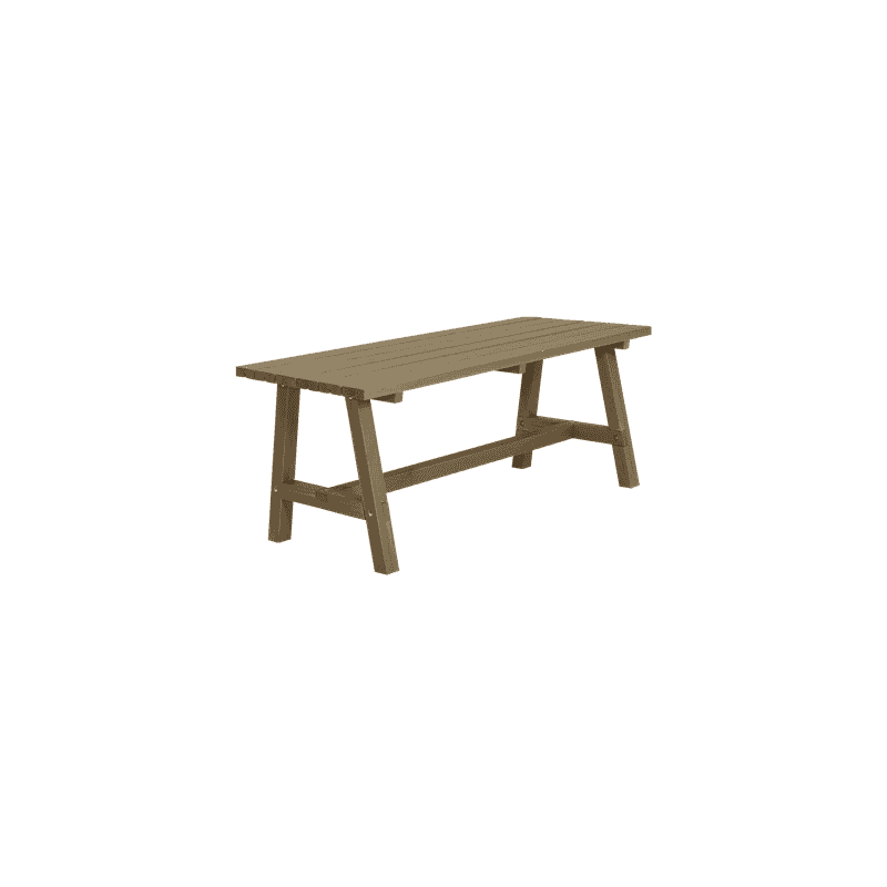 Country table de jardin, trois couleurs, 1770 x 750 x 720 mm