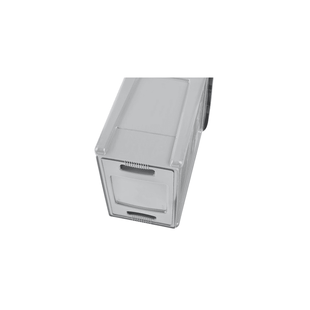 Poubelle Slim Jim sous le comptoir, gris, capacité 87 litres, 560 x 400 x 762 mm