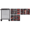 KRAFTWERK Werkstattwagen BT700 7 Schubladen Swiss Line, inkl. Werkzeug, 149-teilig, BxTxH 719 x 474 x 1000 mm