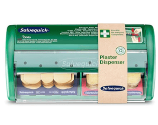 Distributeur de pansements, Salvequick 490700, L x H x P 230 x 120 x 55 mm, avec 85 pansements