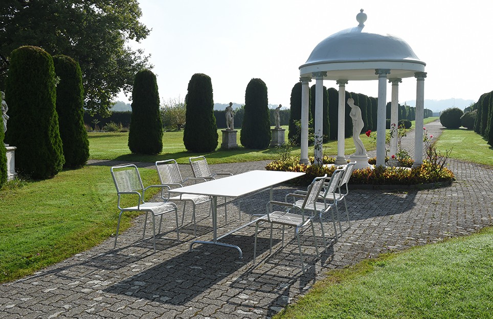 Schaffner RIGI Chaise design spaghetti pour la gastronomie et la terrasse, en diverses exécutions
