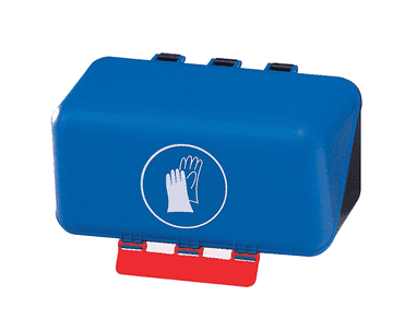 Aufbewahrungsbox für Handschuhe, B236xT120xH120 mm, blau