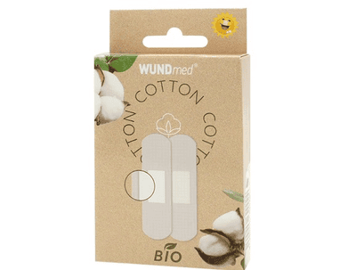 Bio-Baumwollpflaster, WUNDmed, 02-105, 19 x 63 mm, 10 Stück