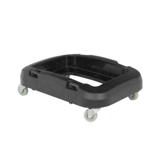 FLEXI Châssis à roulettes pour poubelle, noir