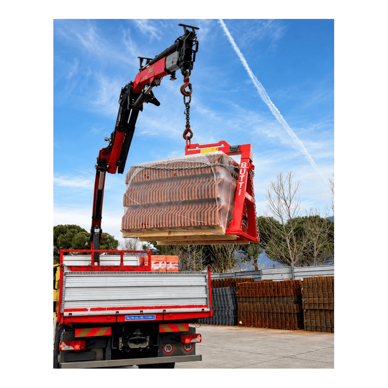 Krangabel Butti Special Cop mit manueller Lastausbalancierung, Tragkraft 600 kg, LxBxH 620 x 1030 x 1150 mm