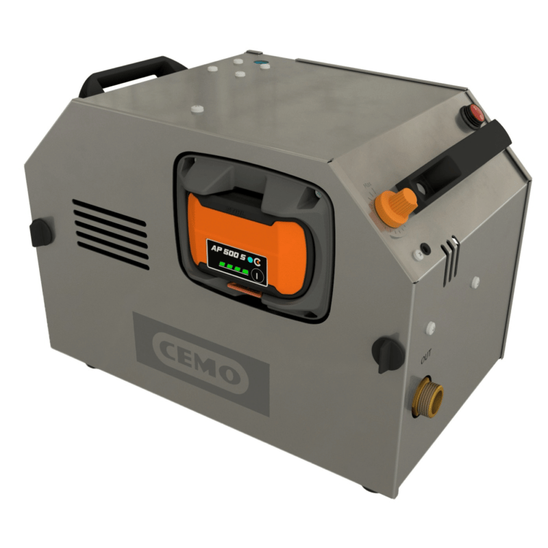 CEMO Station de traitement d'eau mobile aquaS 30 APready, compatible avec le système de batteries STIHL AP