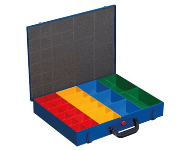 Bedrunka+Hirth Flex-Box-Metall - 23 Einsätze, 440 x 370 x 70 mm