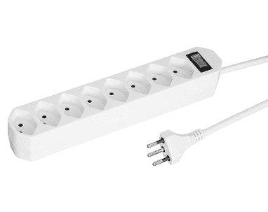 Steffen Steckdosenleiste COMPACT, T13 Steckdosen, mit Schalter, 10 A, IP20, 1.5 m Kabel, diverse Ausführungen