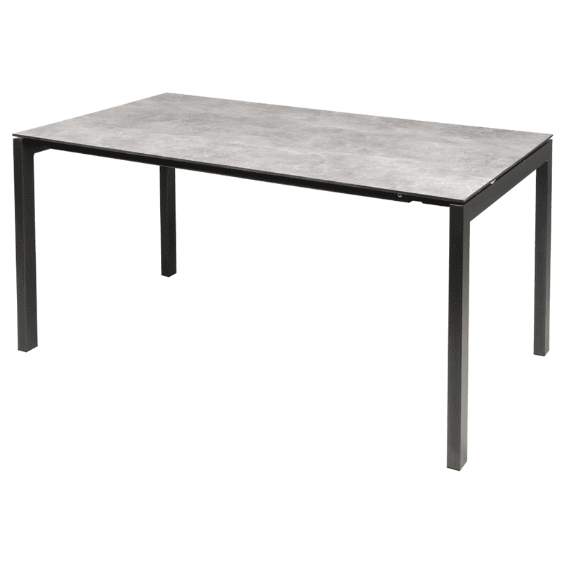 Schaffner Table de jardin LUZERN, extensible, plateau en fibre de verre, disponible en plusieurs versions