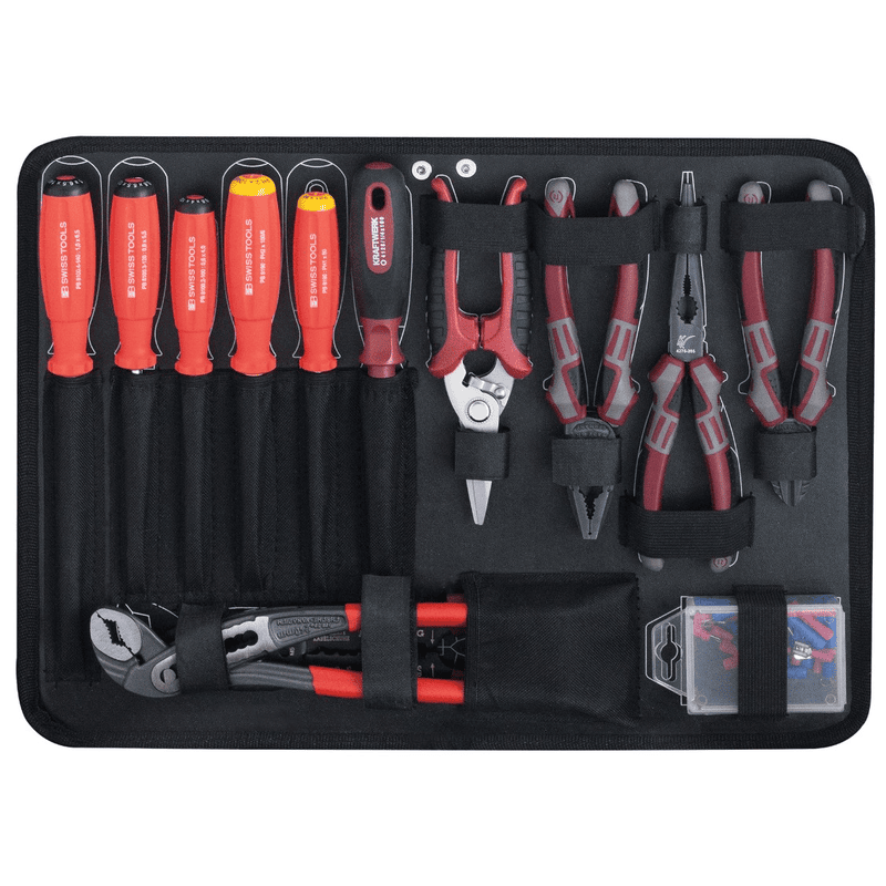 KRAFTWERK PRO LINE Profi-Alu-Werkzeugkoffer KW/Bosch, 264-teilig