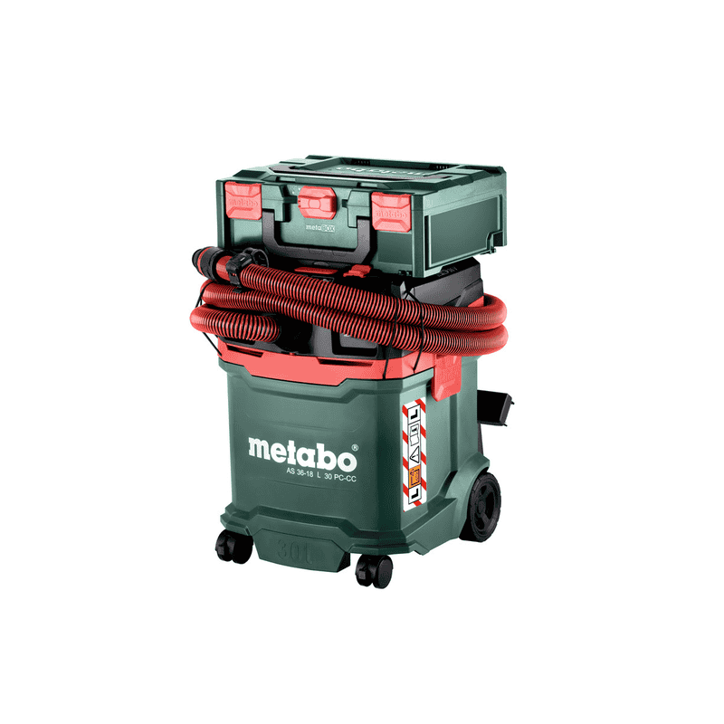 Metabo Akku-Sauger AS 36-18 L 30 PC-CC, 18 V mit manueller Filterabreinigung und CordlessControl