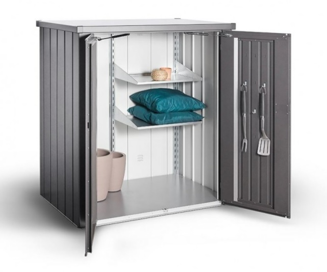 biohort Regalboden-Set (2 Stk.) für Terrassenschrank ROMEO, 610 x 430 mm