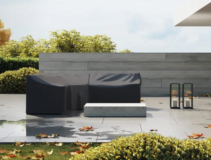 Platinum AeroCover Housse de protection Lounge en forme de L, L x L x H 2550 x 900 x 700 mm