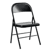 Chaise visiteur Arws F10 en métal, pliable, noire, lot de 4 pièces